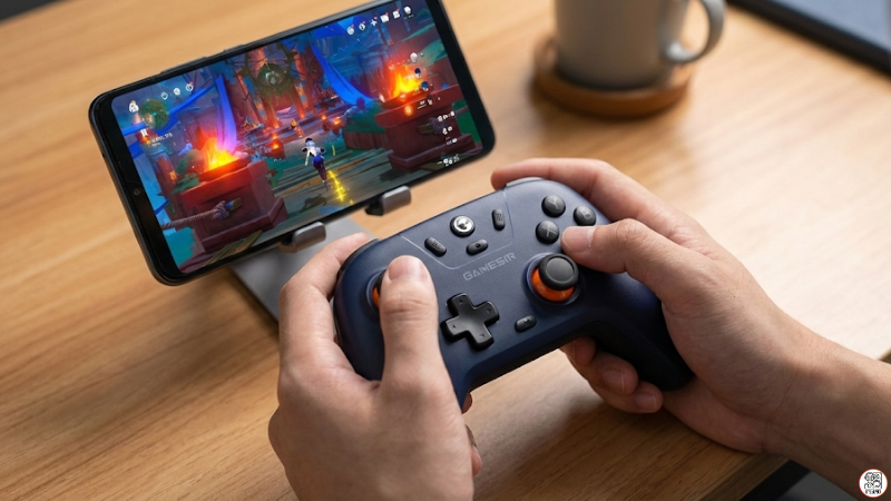 GameSir-Nova-Liteで原神を遊んでいる